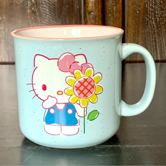 Hello Sunshine - Hello Kitty with Flowers 20oz Ceramic Mug - Picture 6 of 11